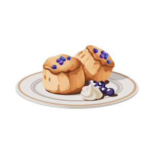 Blueberry Scone V VV (14107)